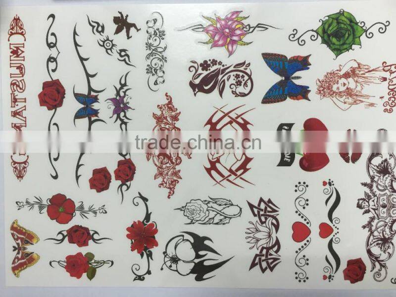 Water Transfer Waterproof Temporary Tattoo Sticker Body Art Sexy Product