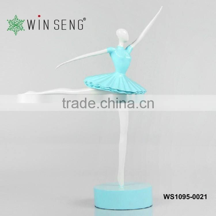 resin craft Lovely dancing girl ballerina statue