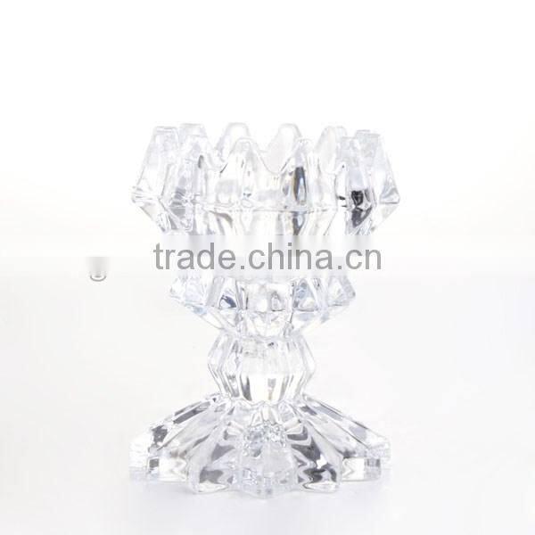 top grade diamond design clear votive party candle holders