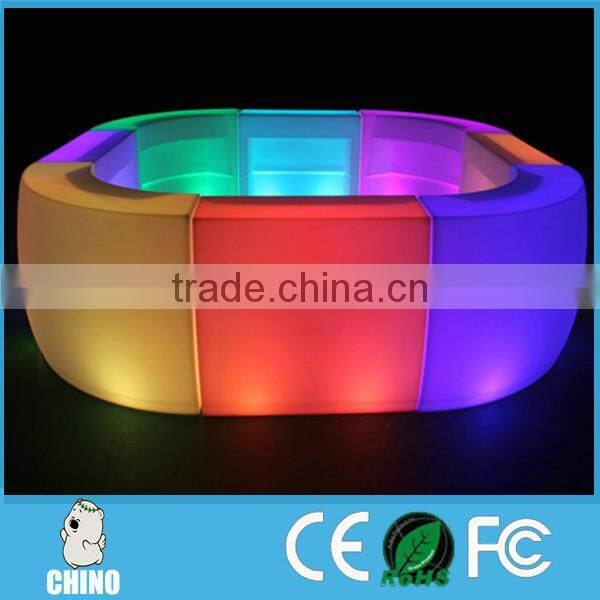 High Top LED Bar Counter Nightclub Bar Counter For event