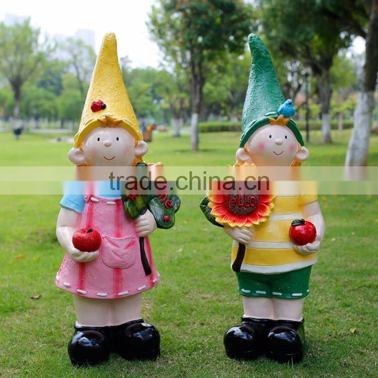 alibaba wholesale promotion resin craft fiberglass child sculpture