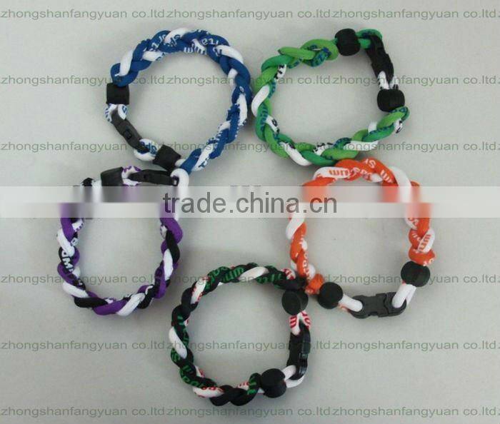 Silicone bracelets weave bracelet braided bracelets