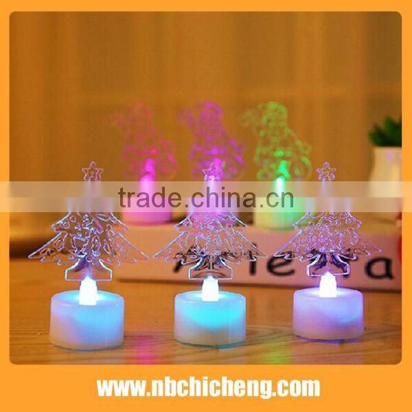 Christmas Plastic Mini Color Changing Gift Light