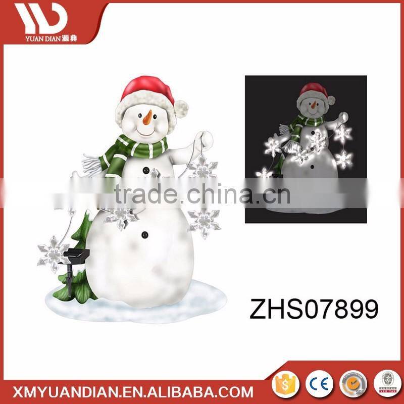 Home Decor Wholesale Craft Supplies Santa Led String Light Resin Christmas Ornaments