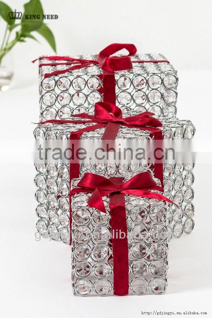 2014 Garden square gift box shape hanging LED string lights