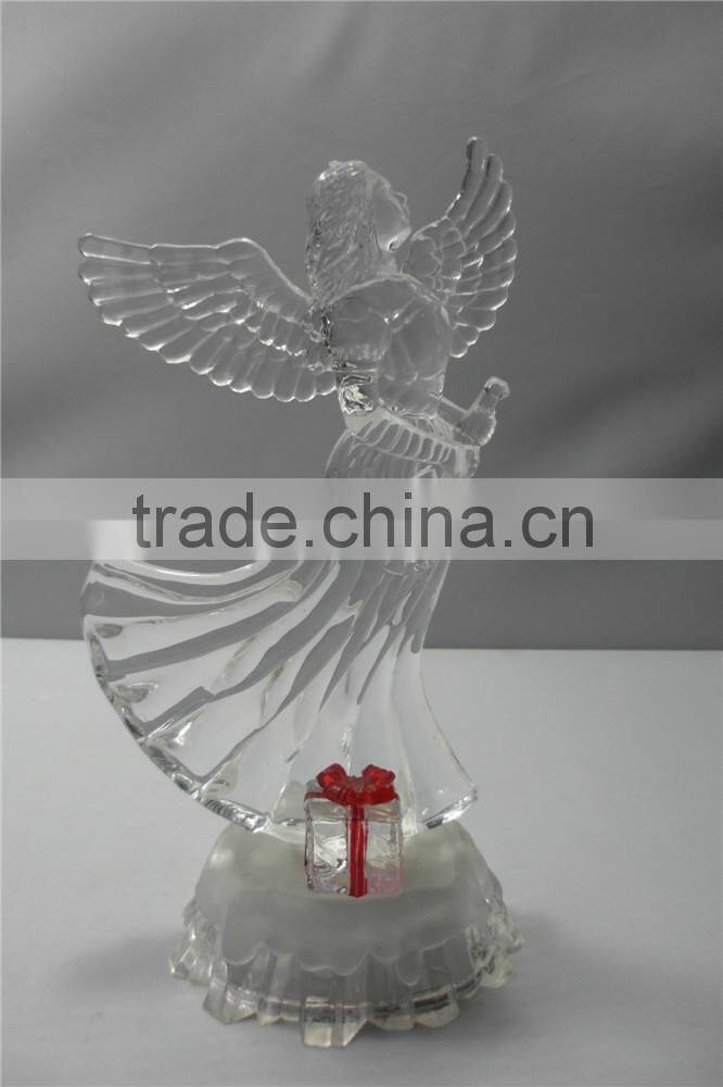 Lovely Acrylic led christmas angel for party decoration