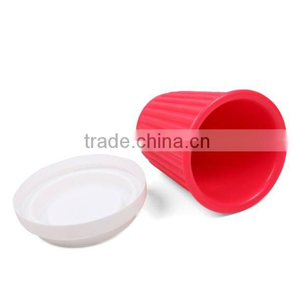 Funny Shenzhen Bestware FDA silicone material travel coffee mug