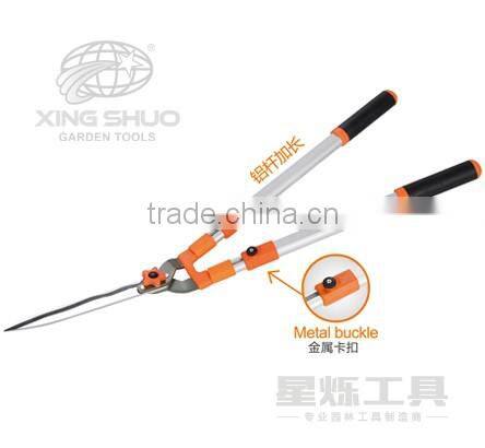 lengthening telescopic aluminum handle garden pruning hedge shear