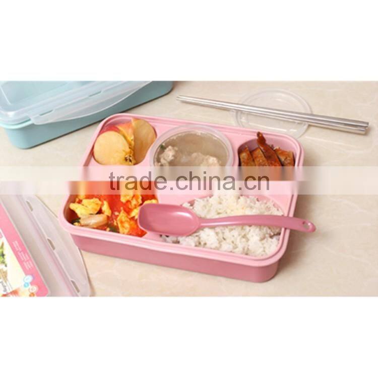 Plastic Lunch Box Bento Lunch Box for Kids