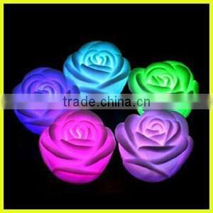 Hot Wholesale Wedding Decoration Mini Colorful Changing Fickering LED Romantic Candle Light