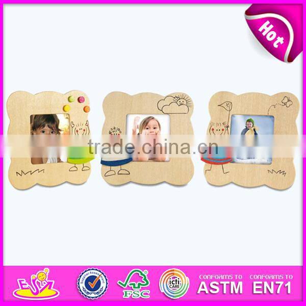 New design wooden photo album for kids,lovely wooden toy photo album for children,low price fashion photo album set toy WJ278251