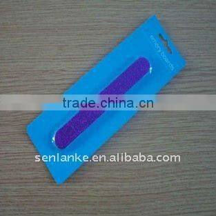 purple stripe nail file