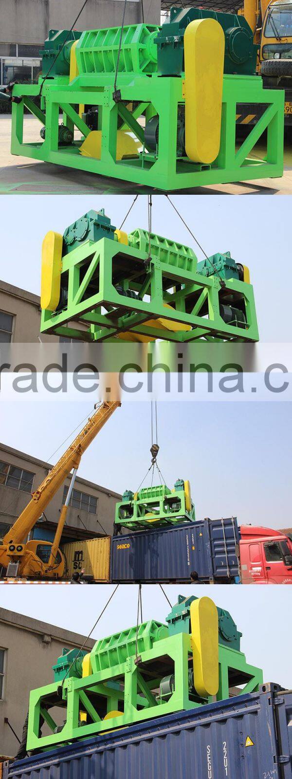 used rubber tire/tyre cutter shredder machine for sale
