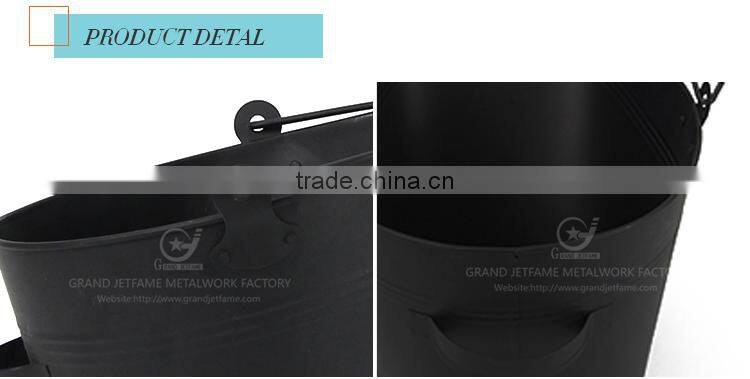 iron ash bin special design metal ash high quality coal bucket