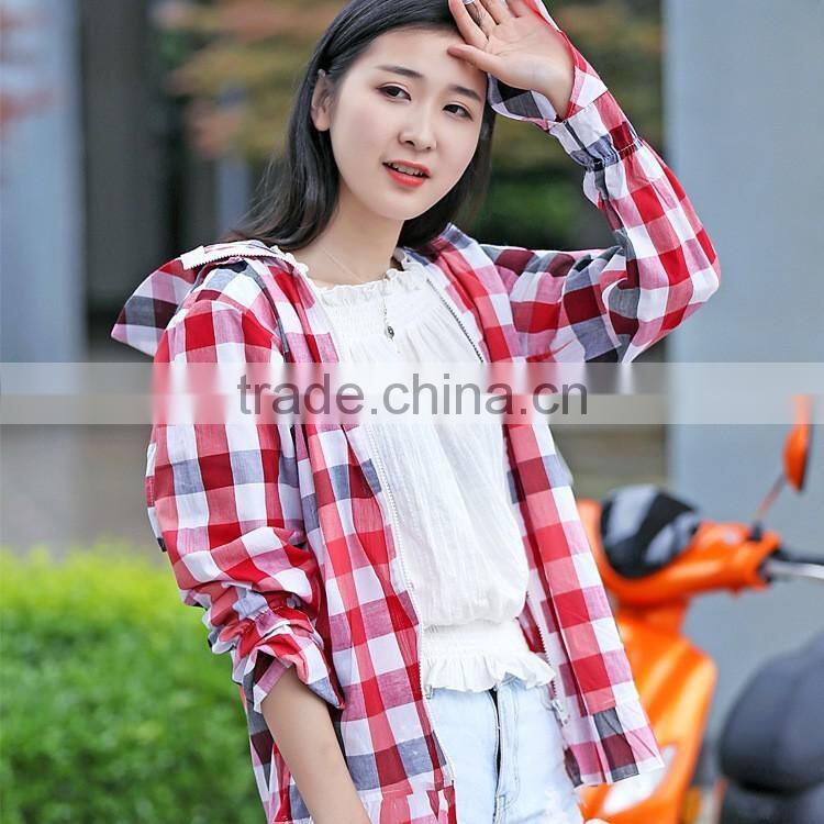 Women Breathable Windbreaker Colorful Outdoor sports Cycling Sun-proof Sun Protection Clothing