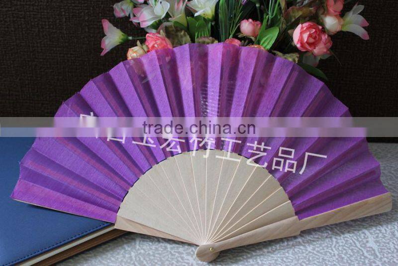 Spanish fabric wood fan
