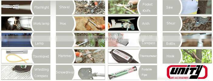 4x4 china alibaba supplier /20 Function Multifunctional Shovel / Wholesale Price outdoor equipment