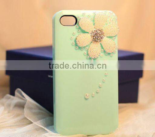 color housing for iphone 4 case flower 4g case