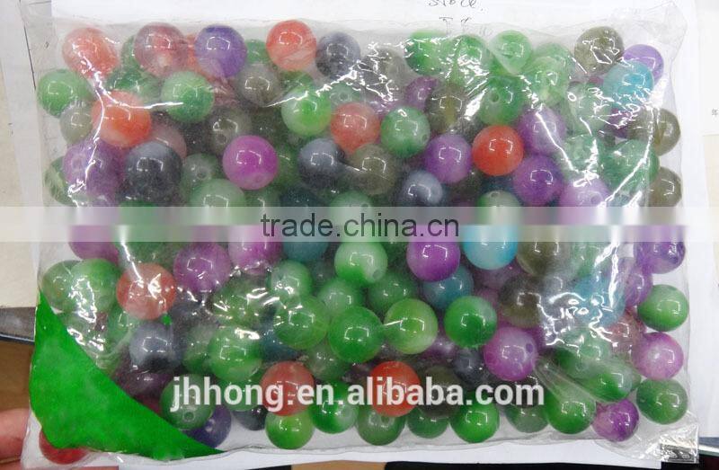 newest product for 2014 resin round shape strip beads