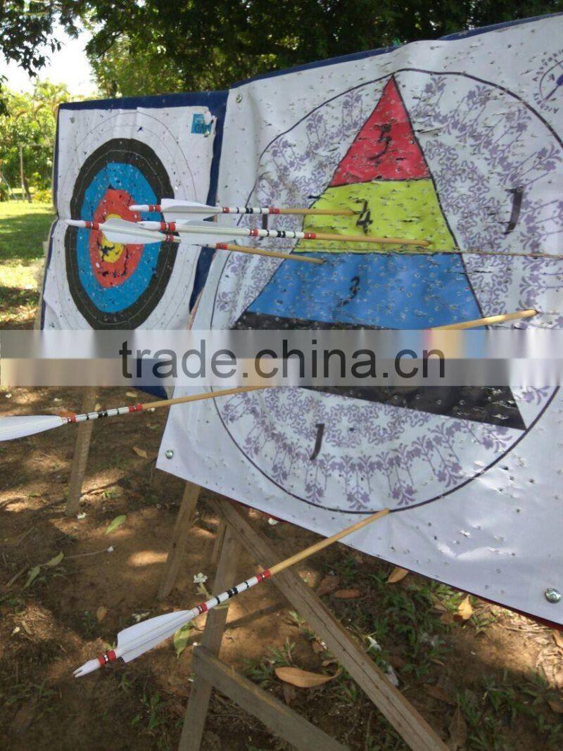 Cedar Plastic Nocks Archery Wood Bow And Arrows