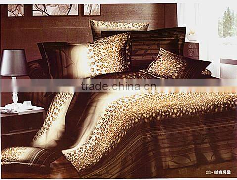 China Top selling luxury design fashionable bedding set/3D printed bedding set