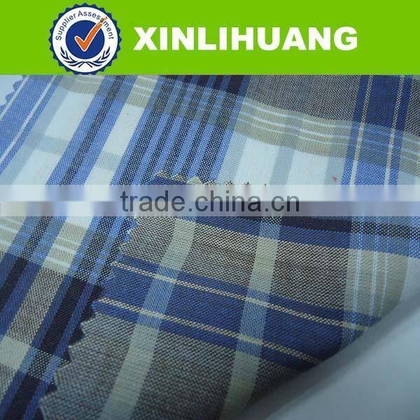 Fashion Checked yarn dyed fabric for man's shirts