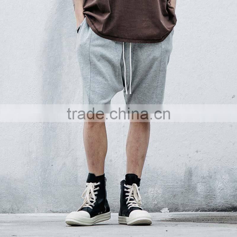 2016 Hot Sale Men's Summer hip hop Shorts Casual Outdoors Joggers Elastic Waist Trousers Sweatpants Shorts pure cotton