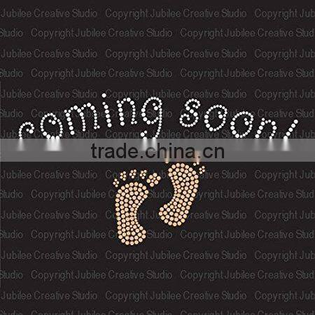 Simple Bride Crown Iron On Rhinestone Crystal Tshirt Transfer by Jubilee Rhinestones