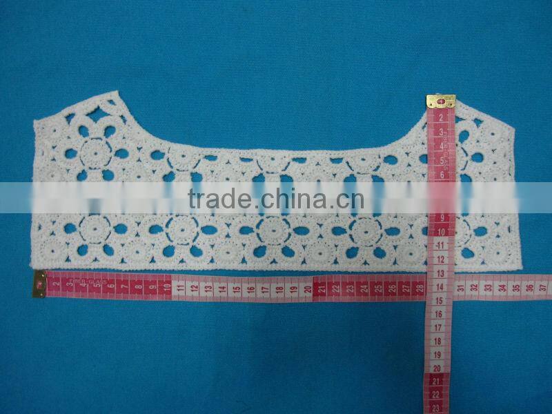 Wholesale white crochet cotton detached collar beaded pattern