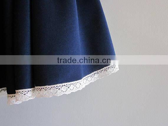 2017 new design girls party dresses children clothes made by 100% cotton dress