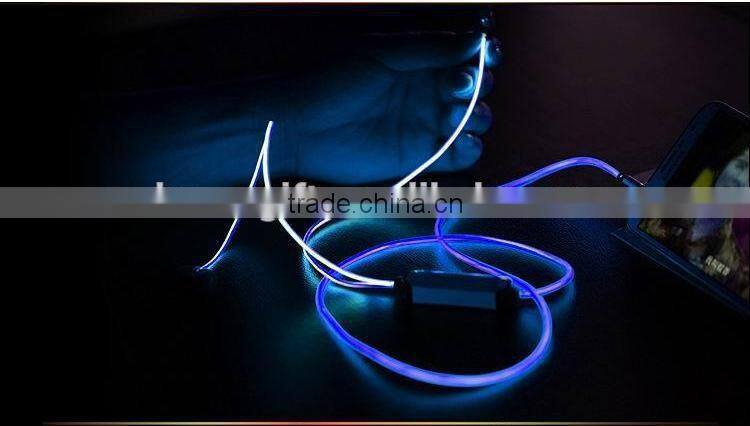 2015 Newest!!! sound music light und active earphone glow with the music Can pick up the phone