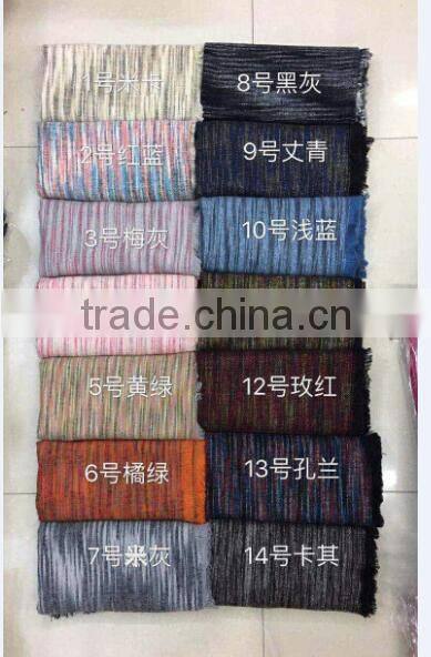 2017 latest design stripes square scarf sleeves ladies fashion shawl