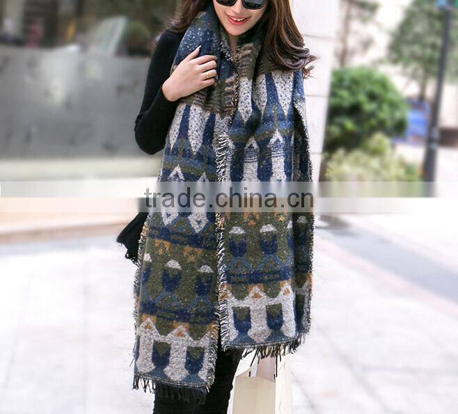 fancy printed pattern girls shawls and wraps lady shawls and wraps