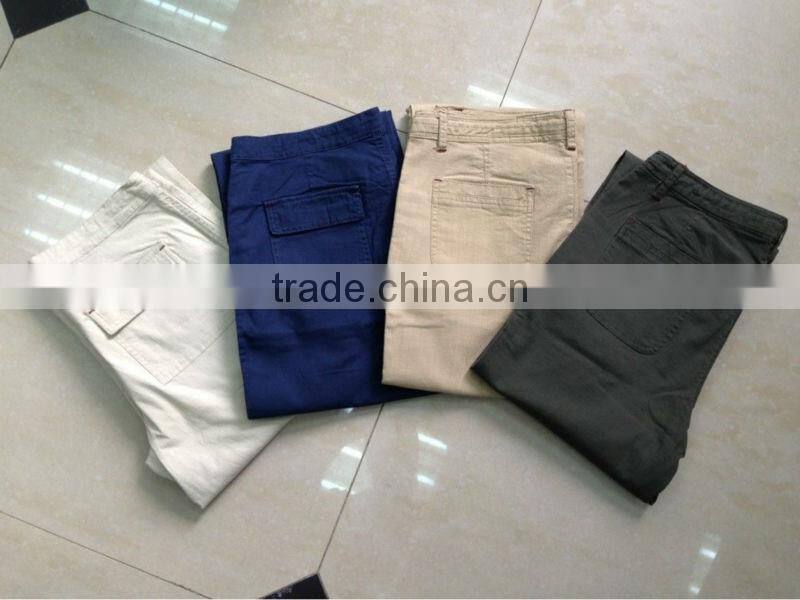 cheap instock sale long men cotton trousers