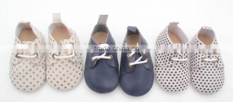 Cheap fashion wholesale genuine leather baby oxford shoes