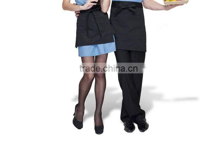 Juqian 2016 oem classic unisex sexy chinese restaurant waiter/waitress uniform designs