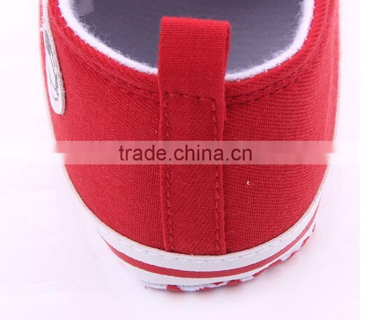 Pure colour series baby canvas world cup soccer shoes