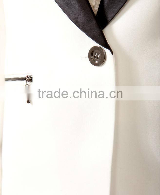 Longline Satin Lapel Blazer