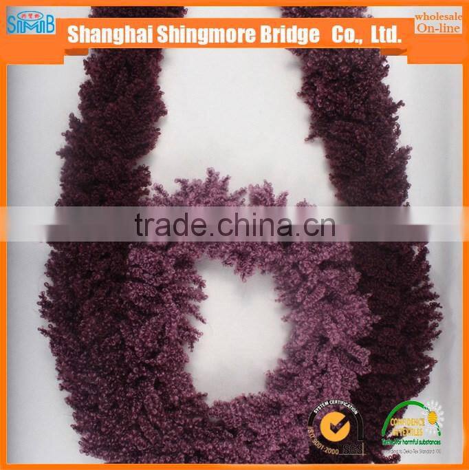 alibaba China novelty yarn manufacturer hot wholesale acrylic pigtail yarn for sweater scarf yarn