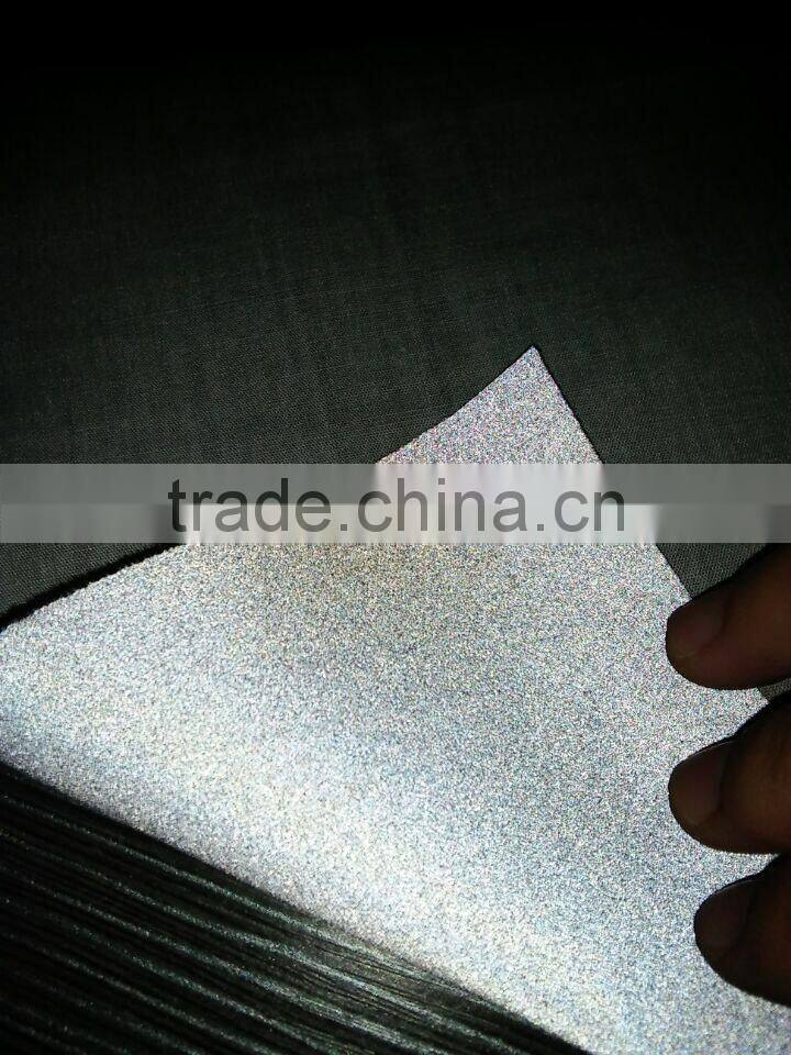 Elastic reflective lycra multi-spandex fabric