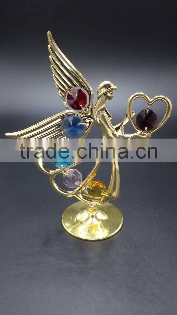 swan golden plated gift