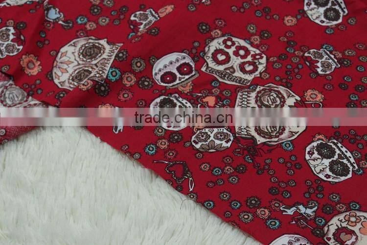 hot selling tc 45*45 110*76 cvc jersey burn out custom print poplin fabric price