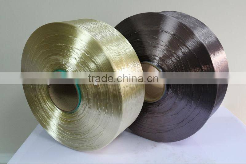 dope dyed trilobal bright polyester yarn POY