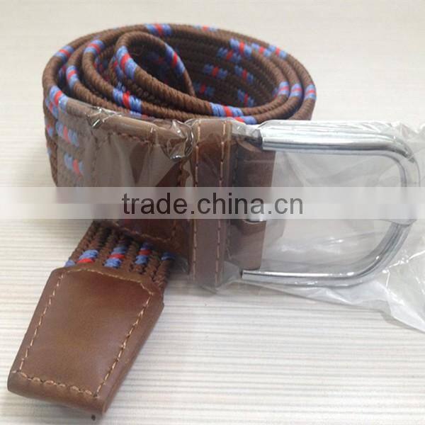 braided elastic canvas stretch belt