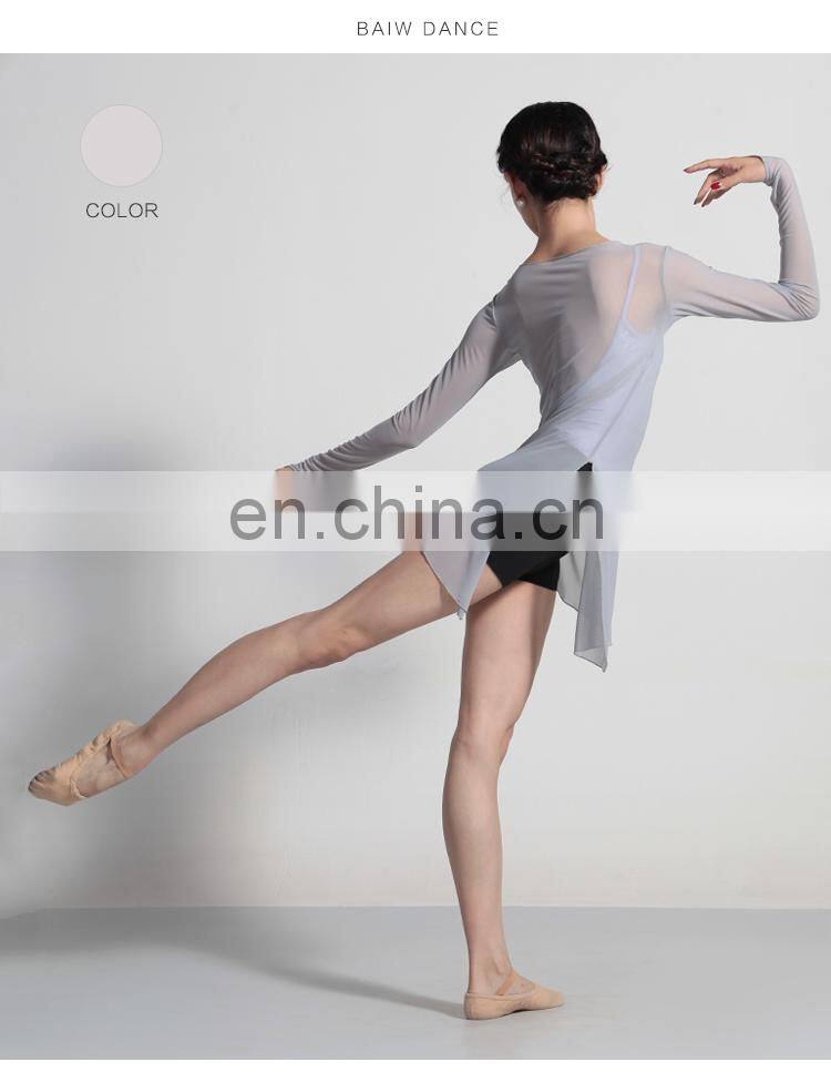 117120108 Pull on Mesh Ballet Dance Tops