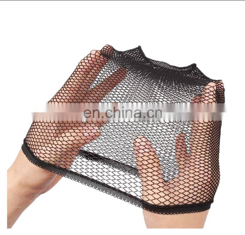 Stretchable Elastic Wig Cap Hairnets Nylon Mesh Liner Weaving Black Hair Nets