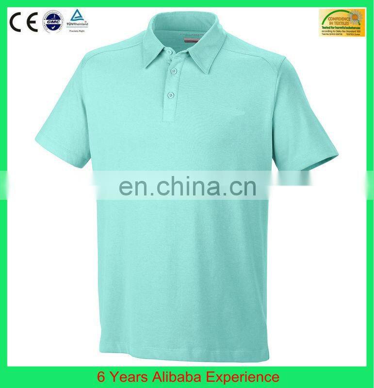 2015 New Mens Short Sleeve Pique Collar Polo Shirt/Polo T-Shirt 100% Cotton(6 Years Alibaba Service)