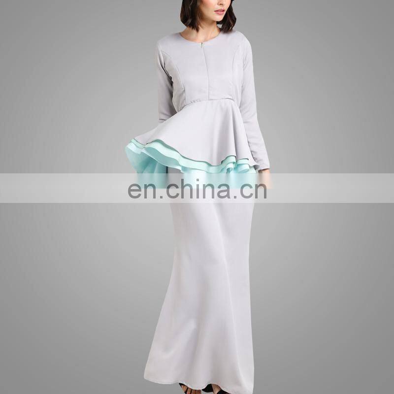 2017 Baju kurung malaysia model fashion muslim women clothing
