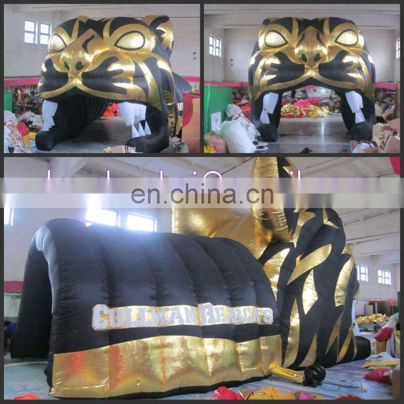 LED decoration inflatable snake tunnel