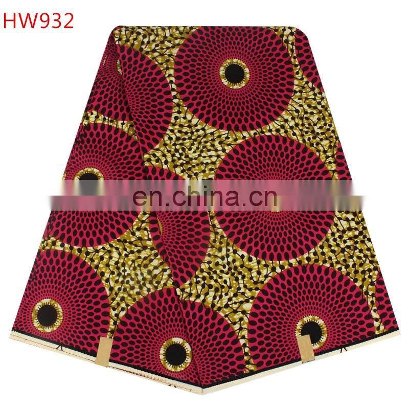100% cotton holland dutch wax fabric super wax hollandais african ankara wax print fabric